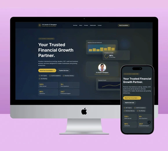 Chartered Accountant Website